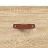 vidaXL Highboard Sonoma Oak 69.5x34x180 cm Engineered Wood