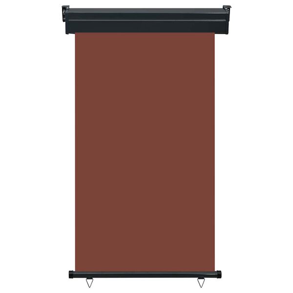 vidaXL Balcony Side Awning 105x250 cm Brown