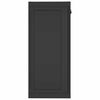 vidaXL Outdoor Storage Cabinet Black 65x37x85 cm PP