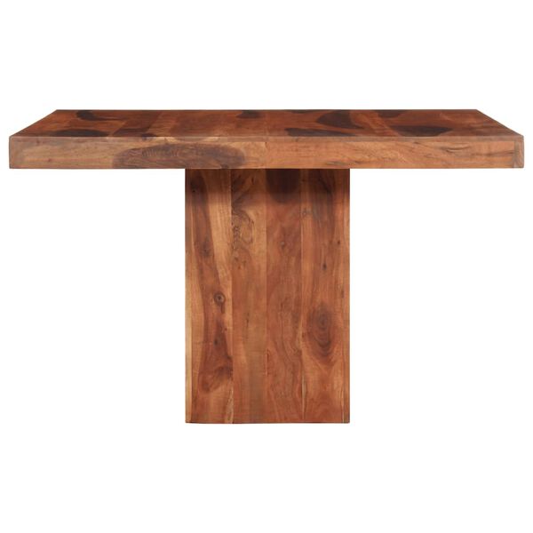 vidaXL Dining Table 120x120x77 cm Solid Wood Acacia