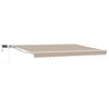 vidaXL Beige and White 4.5 x 3.5 m Polyester with PU coating