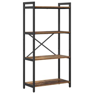 vidaXL Bookshelf 60 x 30 x 120 cm Engineered Wood Old wood
