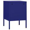vidaXL Nightstand Navy Blue 35x35x51 cm Steel