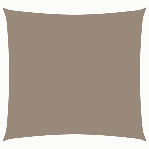 vidaXL Sunshade Sail Oxford Fabric Square 7x7 m Taupe