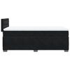 vidaXL Box Spring Bed with Mattress Black 80x200 cm Velvet