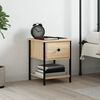 vidaXL Bedside Table Sonoma Oak 34x35.5x45 cm Engineered Wood