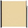 vidaXL Retractable Side Awning Sand 600 x 220 cm Polyester