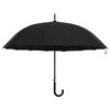 vidaXL Umbrella Automatic Black 120 cm