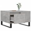 vidaXL Coffee Table Concrete Grey 55x55x36.5 cm Engineered Wood