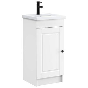 vidaXL Bathroom Vanity with Sink White 42 x 40 x 84.5 cm