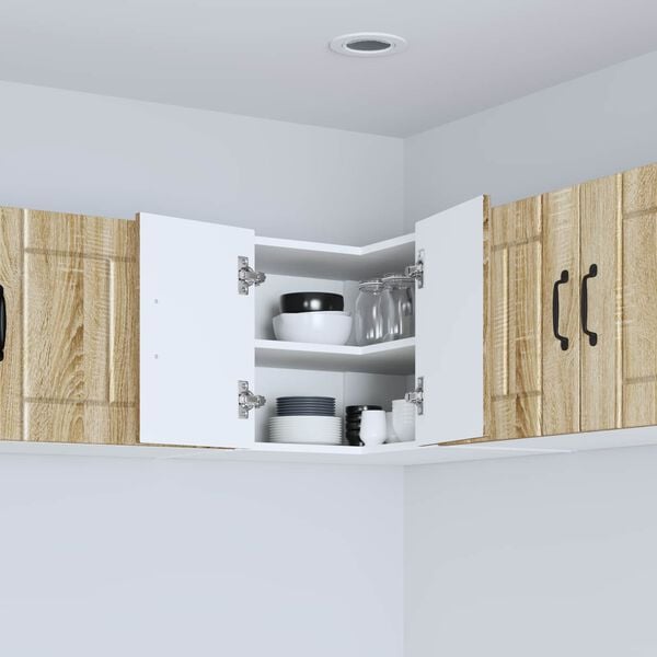vidaXL Kitchen Cabinet Sonoma Oak 57 x 57 x 40 cm Engineered Wood