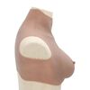 vidaXL Silicone Breastplate Tan D Cup