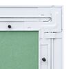 vidaXL Access Panel White 30 x 45 cm Aluminium and Plasterboard