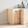 vidaXL Desk Cabinet 40x50x75 cm Solid Wood Pine