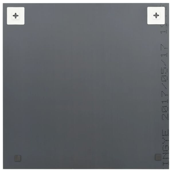 vidaXL Wall Mirrors 2 pcs 50x50 cm Square Glass