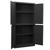 vidaXL Office Cabinet Anthracite 90x40x180 cm Steel