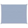 vidaXL Sun Shade Sail Blue and White 8 x 6 m 100% Polyester Oxford