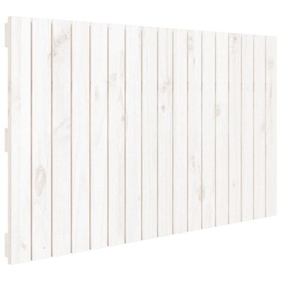 vidaXL Wall Headboard White 108x3x60 cm Solid Wood Pine