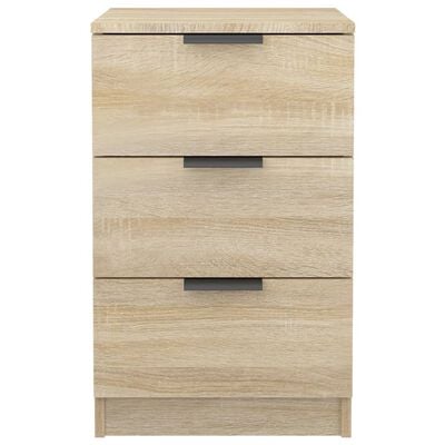 vidaXL Bedside Cabinet Sonoma Oak 40x36x65 cm