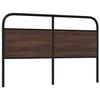 vidaXL Replace Headboard Brown Oak 150 cm Steel and Engineered Wood