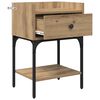 vidaXL Bedside Table Artisan Oak 40 x 29 x 60 cm Engineered Wood