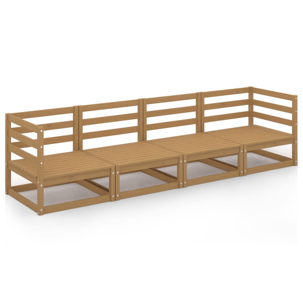 4 seater outlet wooden sofa