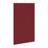 vidaXL Pleated Blind Bordeaux Red 115x200 cm Fabric Width 114.4 cm Polyester