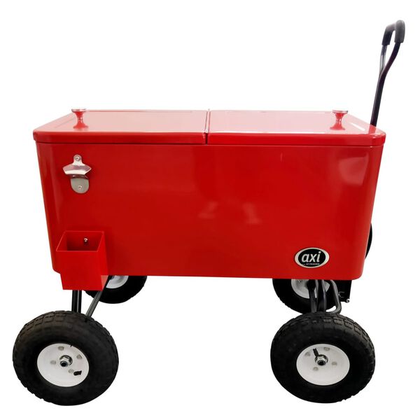 AXI Beach Wagon Cooler 76 L Red