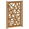 vidaXL Garden Gate 100x150 cm Weathering Steel Light Design