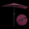 vidaXL Garden Parasol Bordeaux Red 294 x 150 x 223 cm