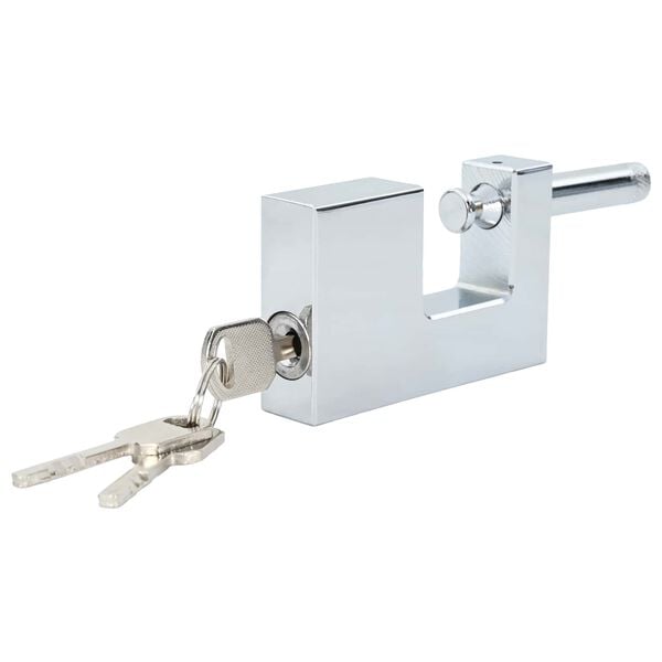 vidaXL Padlock 6 pcs Silver 8.7 x 1.9 x 5.5 cm Iron