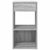 vidaXL Bedside Cabinet with Drawer Grey Sonoma 35x34x66.5 cm