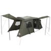 vidaXL Instant Tent with Rainfly Water-Resistant 3-Person Army Green