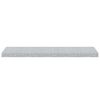 vidaXL Floating Wall Shelves 4 pcs Concrete Grey 90x23.5x3.8 cm MDF