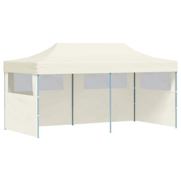 vidaXL Cream Foldable Pop-up Party Tent 3 x 6 m