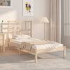 vidaXL Bed Frame without Mattress Solid Wood 90x200 cm