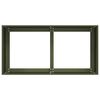 vidaXL Planter Olive Green 80x40x40 cm Cold-rolled Steel