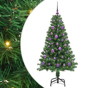 vidaXL Artificial Christmas Tree with 150 LEDs with Stand Green 150 cm