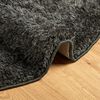 vidaXL Rug ISTAN High Pile Shiny Look Anthracite Ø 80 cm