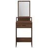 vidaXL Dressing Table Brown Oak 50 x 41 x 140 cm Engineered Wood