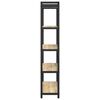 vidaXL Bookshelf Sonoma Oak 80 x 30 x 155 cm Engineered Wood