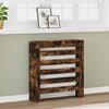 vidaXL Radiator Cover Smoked Oak 78 x 20 x 82 cm Engineered Wood