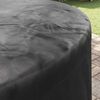 vidaXL Outdoor Furniture Cover Black 157 x 157 x 85 cm 600D fabric