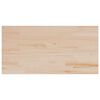 vidaXL Table Top 110x60x2.5 cm Solid Wood Pine Rectangular