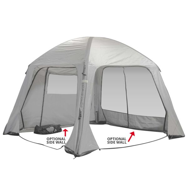 Bo-Camp Side Wall with Door and Window for Tent Air Gazebo Grey
