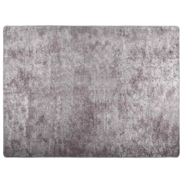 vidaXL Rug Washable Grey 400x300 cm