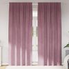 vidaXL Curtains with Curtains 2 pcs Dark pink 140 x 225 cm Velvet