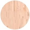 vidaXL Table Top &Oslash;60x1,5 cm Round Solid Wood Beech