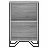 vidaXL Bookcase Grey Sonoma 50x31x74.5 cm Engineered Wood