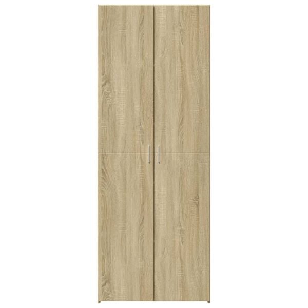 vidaXL Highboard Sonoma Oak 80x42.5x185 cm Engineered Wood